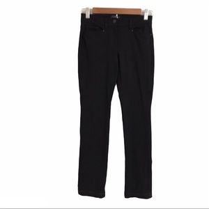 White House Black Market Size 00P The Slim Black Classic Basic Pants Skinny D